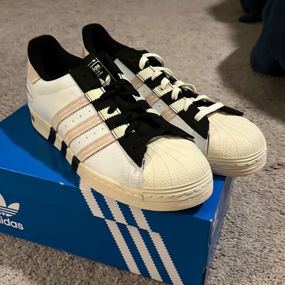Adidas Superstar AOQM Shoes Sneakers new GX6025 shell toes Men’s Size 12